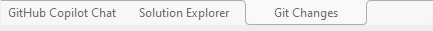 Visual Studio 2026 Git Changes Tab