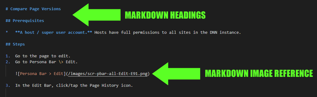 Markdown Syntax