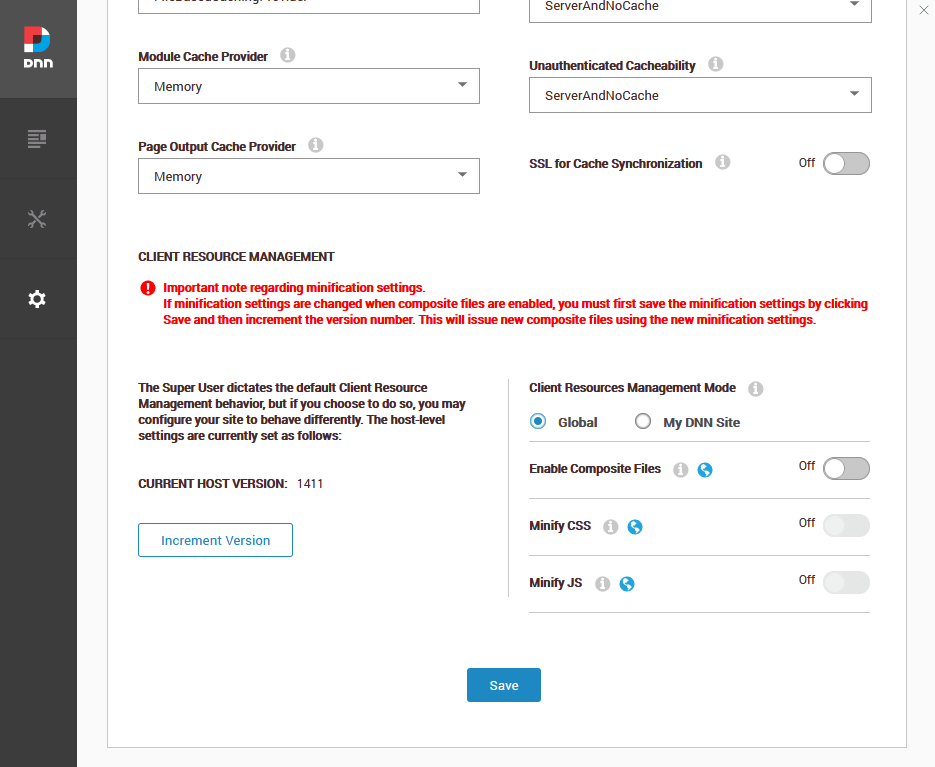 Client Resource Management screenshot